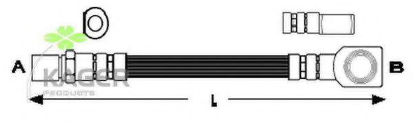 KAGER 38-0513 Тормозной шланг 