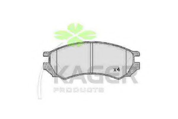 KAGER 35-0022 Тормозные колодки для NISSAN PRIMERA (Ниссан Примера) KAGER 35-0022 Тормозные колодки для NISSAN PRIMERA (Ниссан Примера)