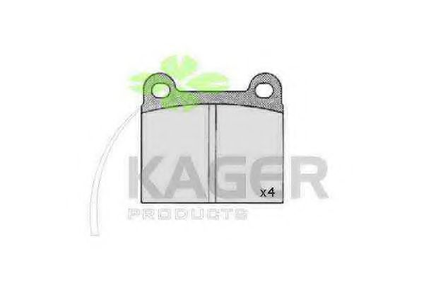KAGER 35-0044 Тормозные колодки для MERCEDES-BENZ SL (Мэрcэдэс-бэнз Сл) KAGER 35-0044 Тормозные колодки для MERCEDES-BENZ SL (Мэрcэдэс-бэнз Сл)