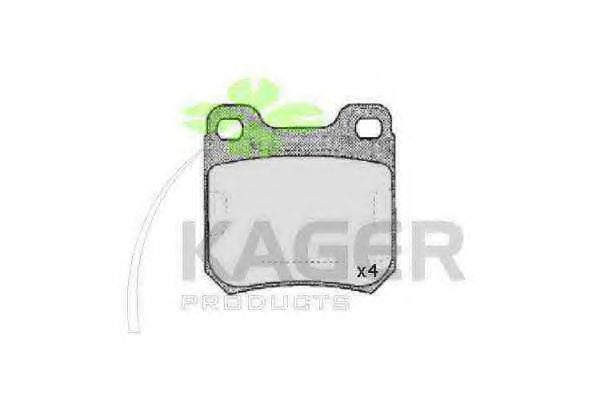 KAGER 35-0057 Тормозные колодки для OPEL OMEGA A (Опель Омэга а) KAGER 35-0057 Тормозные колодки для OPEL OMEGA A (Опель Омэга а)