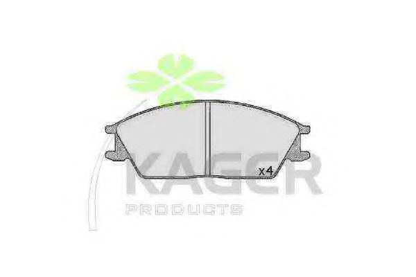 KAGER 35-0082 Тормозные колодки для HYUNDAI EXCEL (Хендай Эxcэл) KAGER 35-0082 Тормозные колодки для HYUNDAI EXCEL (Хендай Эxcэл)