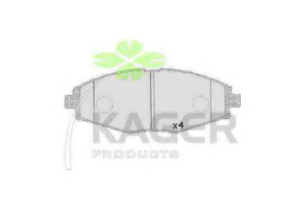 KAGER 35-0099 Тормозные колодки для DAEWOO LANOS / SENS (Дэу Ланос / сэнс) KAGER 35-0099 Тормозные колодки для DAEWOO LANOS / SENS (Дэу Ланос / сэнс)