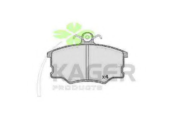KAGER 35-0107 Тормозные колодки для AUDI 80 (Ауди 80) KAGER 35-0107 Тормозные колодки для AUDI 80 (Ауди 80)