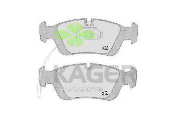 KAGER 35-0208 Тормозные колодки для BMW 3 (Бмв 3) KAGER 35-0208 Тормозные колодки для BMW 3 (Бмв 3)