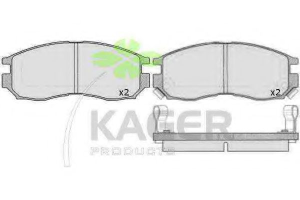 KAGER 35-0308 Тормозные колодки для MITSUBISHI ETERNA IV (Митсубиши/митсубиси Этэрна иv) KAGER 35-0308 Тормозные колодки для MITSUBISHI ETERNA IV (Митсубиши/митсубиси Этэрна иv)