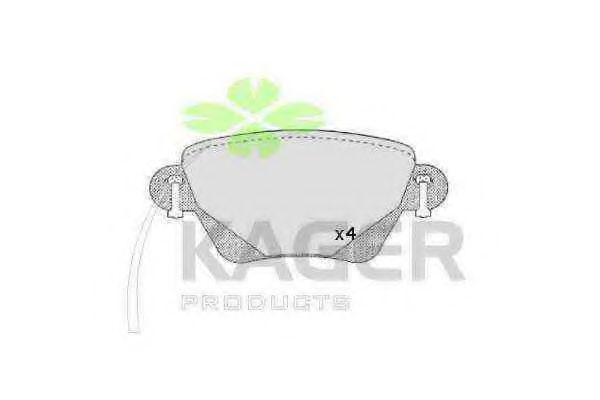 KAGER 35-0463 Тормозные колодки для FORD (Форд) KAGER 35-0463 Тормозные колодки для FORD (Форд)