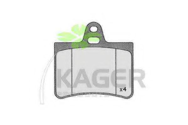 KAGER 35-0539 Тормозные колодки для CITROËN C5 II (CитроËн С5 2) KAGER 35-0539 Тормозные колодки для CITROËN C5 II (CитроËн С5 2)