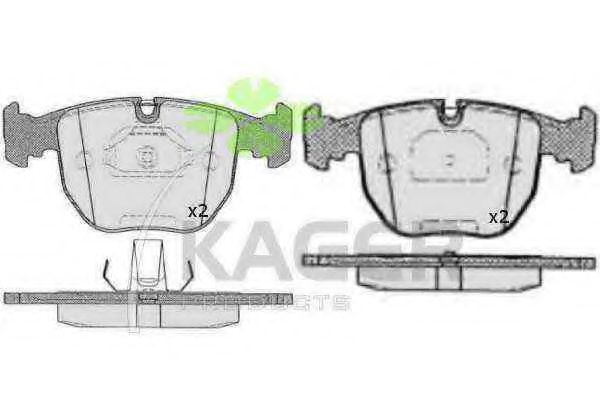 KAGER 35-0552 Тормозные колодки для BMW (Бмв) KAGER 35-0552 Тормозные колодки для BMW (Бмв)