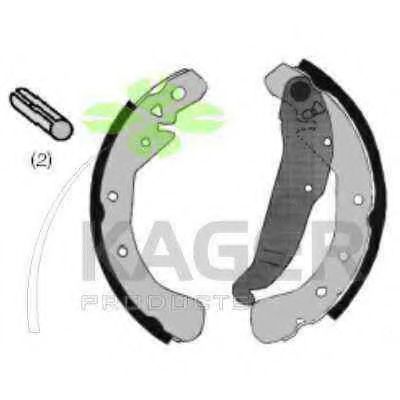 KAGER 34-0203 Тормозные колодоки для OPEL ASTRA H HATCH (Опель Астра н хэтчбек) KAGER 34-0203 Тормозные колодоки для OPEL ASTRA H HATCH (Опель Астра н хэтчбек)