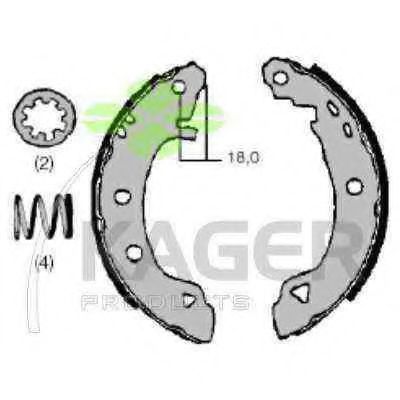KAGER 34-0212 Тормозные колодоки для FIAT (Фиат) KAGER 34-0212 Тормозные колодоки для FIAT (Фиат)