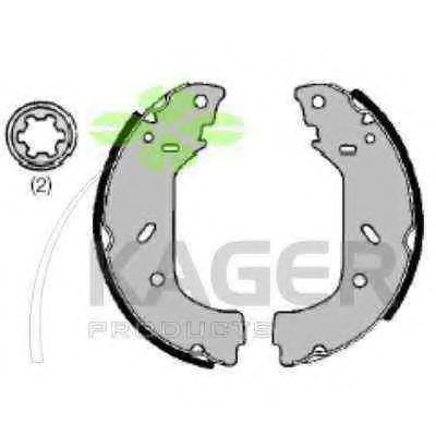 KAGER 34-0370 Тормозные колодоки для PEUGEOT EXPERT (Пежо Эxпэрт) KAGER 34-0370 Тормозные колодоки для PEUGEOT EXPERT (Пежо Эxпэрт)