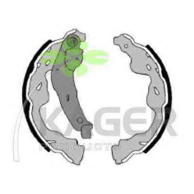 KAGER 34-0382 Тормозные колодоки для OPEL AGILA (Опель Агила)
