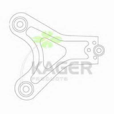 KAGER 87-1496 Рычаг независимой подвески колеса, подвеска колеса для SUBARU (Субару) KAGER 87-1496 Рычаг независимой подвески колеса, подвеска колеса для SUBARU (Субару)