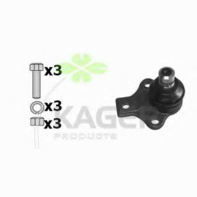 KAGER 88-0289 Несущий направляющий шарнир для SEAT TOLEDO (Сеат Толэдо) KAGER 88-0289 Несущий направляющий шарнир для SEAT TOLEDO (Сеат Толэдо)