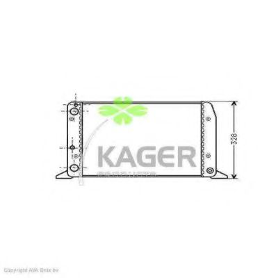 KAGER 31-0006 Радиатор, охлаждение двигателя для AUDI 80 (Ауди 80) KAGER 31-0006 Радиатор, охлаждение двигателя для AUDI 80 (Ауди 80)