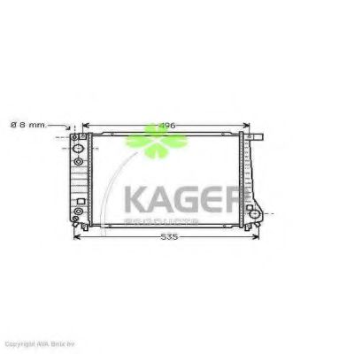 KAGER 31-0111 Радиатор, охлаждение двигателя для BMW 5 (Бмв 5) KAGER 31-0111 Радиатор, охлаждение двигателя для BMW 5 (Бмв 5)