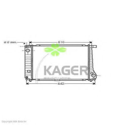 KAGER 31-0120 Радиатор, охлаждение двигателя для BMW 7 (Бмв 7) KAGER 31-0120 Радиатор, охлаждение двигателя для BMW 7 (Бмв 7)