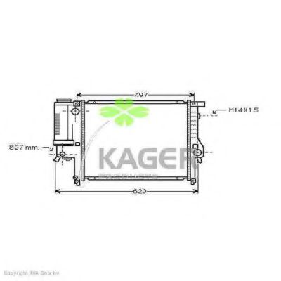 KAGER 31-0124 Радиатор, охлаждение двигателя для BMW 3 (Бмв 3) KAGER 31-0124 Радиатор, охлаждение двигателя для BMW 3 (Бмв 3)