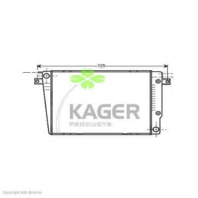 KAGER 31-0148 Радиатор, охлаждение двигателя для BMW 5 (Бмв 5) KAGER 31-0148 Радиатор, охлаждение двигателя для BMW 5 (Бмв 5)