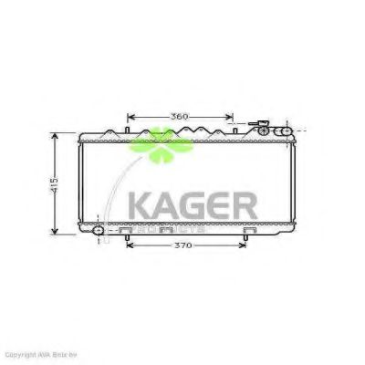 KAGER 31-0238 Радиатор, охлаждение двигателя для NISSAN PRIMERA (Ниссан Примера) KAGER 31-0238 Радиатор, охлаждение двигателя для NISSAN PRIMERA (Ниссан Примера)