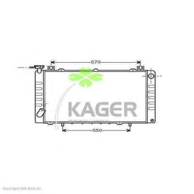 KAGER 31-0260 Радиатор, охлаждение двигателя для NISSAN (Ниссан) KAGER 31-0260 Радиатор, охлаждение двигателя для NISSAN (Ниссан)