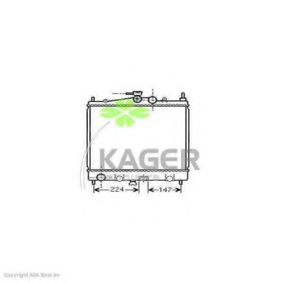 KAGER 31-0272 Радиатор, охлаждение двигателя для NISSAN MARCH III (Ниссан Марч 3) KAGER 31-0272 Радиатор, охлаждение двигателя для NISSAN MARCH III (Ниссан Марч 3)