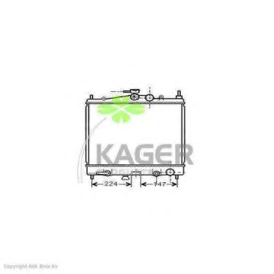 KAGER 31-0273 Радиатор, охлаждение двигателя для NISSAN MARCH III (Ниссан Марч 3) KAGER 31-0273 Радиатор, охлаждение двигателя для NISSAN MARCH III (Ниссан Марч 3)
