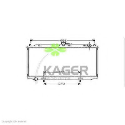 KAGER 31-0275 Радиатор, охлаждение двигателя для NISSAN (Ниссан) KAGER 31-0275 Радиатор, охлаждение двигателя для NISSAN (Ниссан)