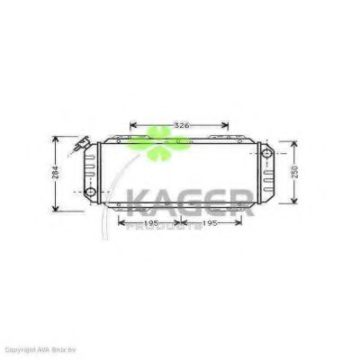 KAGER 31-0311 Радиатор, охлаждение двигателя для FORD FIESTA (Форд Фиэста) KAGER 31-0311 Радиатор, охлаждение двигателя для FORD FIESTA (Форд Фиэста)