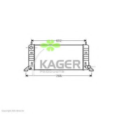KAGER 31-0318 Радиатор, охлаждение двигателя для FORD ORION II (Форд Орион 2) KAGER 31-0318 Радиатор, охлаждение двигателя для FORD ORION II (Форд Орион 2)