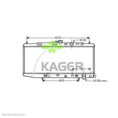 KAGER 31-0478 Радиатор, охлаждение двигателя для HONDA CRX II (Хонда Cрх 2) KAGER 31-0478 Радиатор, охлаждение двигателя для HONDA CRX II (Хонда Cрх 2)