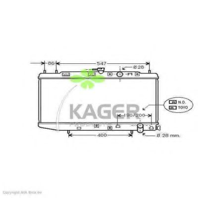 KAGER 31-0479 Радиатор, охлаждение двигателя для HONDA CRX II (Хонда Cрх 2) KAGER 31-0479 Радиатор, охлаждение двигателя для HONDA CRX II (Хонда Cрх 2)