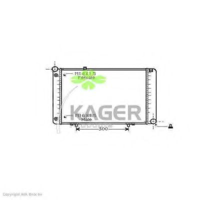 KAGER 31-0597 Радиатор, охлаждение двигателя для MERCEDESBENZ (Мерседес бенц) KAGER 31-0597 Радиатор, охлаждение двигателя для MERCEDESBENZ (Мерседес бенц)