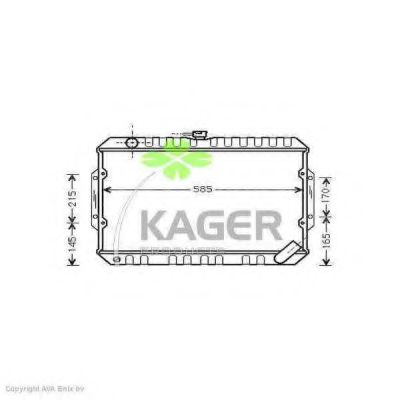 KAGER 31-0663 Радиатор, охлаждение двигателя для MITSUBISHI COLT/RODEO (Митсубиши/митсубиси Cолт/родэо) KAGER 31-0663 Радиатор, охлаждение двигателя для MITSUBISHI COLT/RODEO (Митсубиши/митсубиси Cолт/родэо)