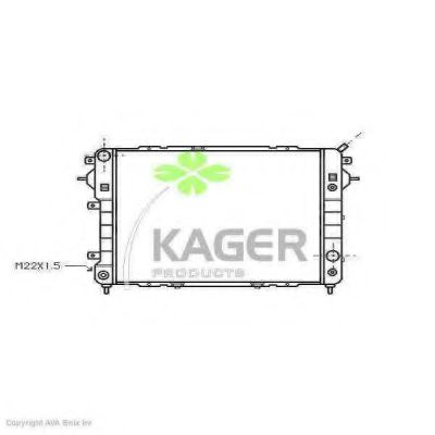KAGER 31-0752 Радиатор, охлаждение двигателя для OPEL (Опель) KAGER 31-0752 Радиатор, охлаждение двигателя для OPEL (Опель)