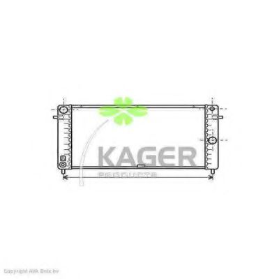 KAGER 31-0754 Радиатор, охлаждение двигателя для OPEL (Опель) KAGER 31-0754 Радиатор, охлаждение двигателя для OPEL (Опель)