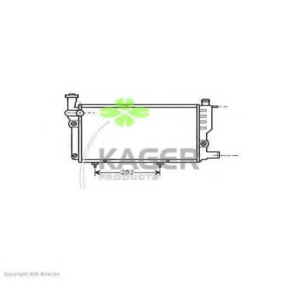 KAGER 31-0844 Радиатор, охлаждение двигателя для PEUGEOT 205 II (Пежо 205 2) KAGER 31-0844 Радиатор, охлаждение двигателя для PEUGEOT 205 II (Пежо 205 2)