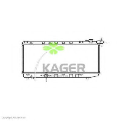 KAGER 31-1083 Радиатор, охлаждение двигателя для TOYOTA COROLLA SPRINTER (Тойота/тоета Cоролла спринтэр) KAGER 31-1083 Радиатор, охлаждение двигателя для TOYOTA COROLLA SPRINTER (Тойота/тоета Cоролла спринтэр)