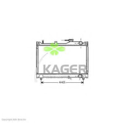KAGER 31-2347 Радиатор, охлаждение двигателя 