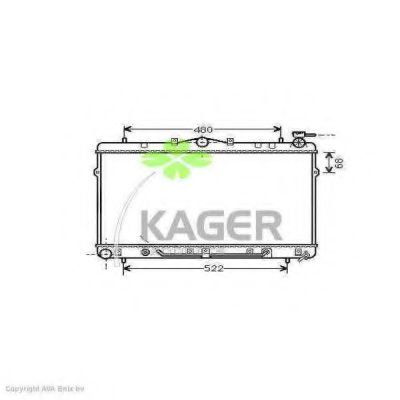 KAGER 31-2559 Радиатор, охлаждение двигателя для HYUNDAI (Хендай) KAGER 31-2559 Радиатор, охлаждение двигателя для HYUNDAI (Хендай)
