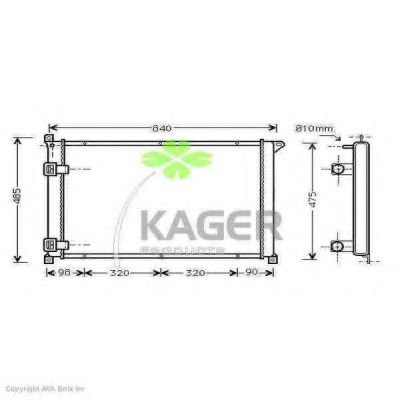 KAGER 31-2663 Радиатор, охлаждение двигателя для RENAULT MASTER I (Рено Мастэр и) KAGER 31-2663 Радиатор, охлаждение двигателя для RENAULT MASTER I (Рено Мастэр и)