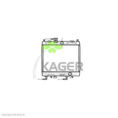 KAGER 31-2692 Радиатор, охлаждение двигателя 