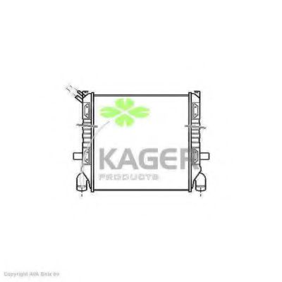 KAGER 31-3317 Радиатор, охлаждение двигателя 