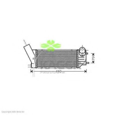 KAGER 31-3858 Интеркулер 