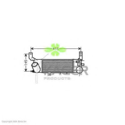 KAGER 31-3863 Интеркулер 