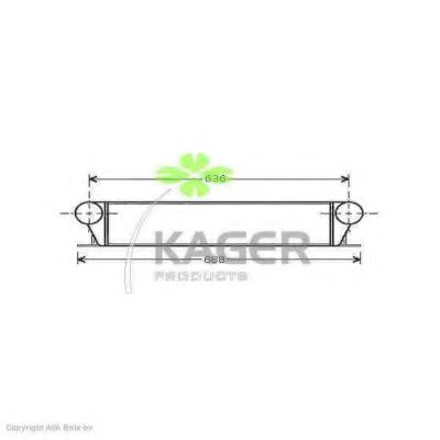 KAGER 31-3875 Интеркулер для BMW 7 (Бмв 7) KAGER 31-3875 Интеркулер для BMW 7 (Бмв 7)