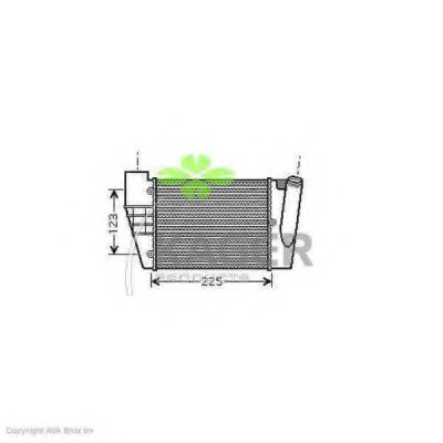 KAGER 31-3893 Интеркулер 
