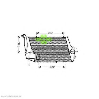 KAGER 31-3904 Интеркулер 