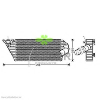 KAGER 31-3975 Интеркулер 