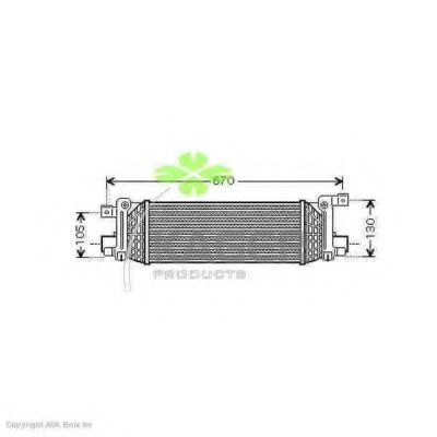 KAGER 31-3985 Интеркулер 